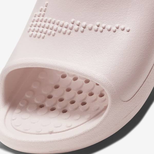 Women's Nike Victori One Shower Slides Rose / Rose / White | NK925ZNT