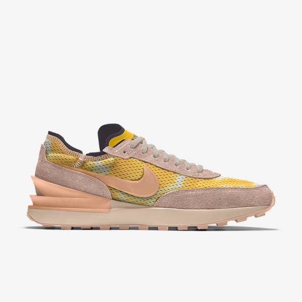 Women's Nike Waffle One By You Custom Trainers Multicolor | NK154XDY