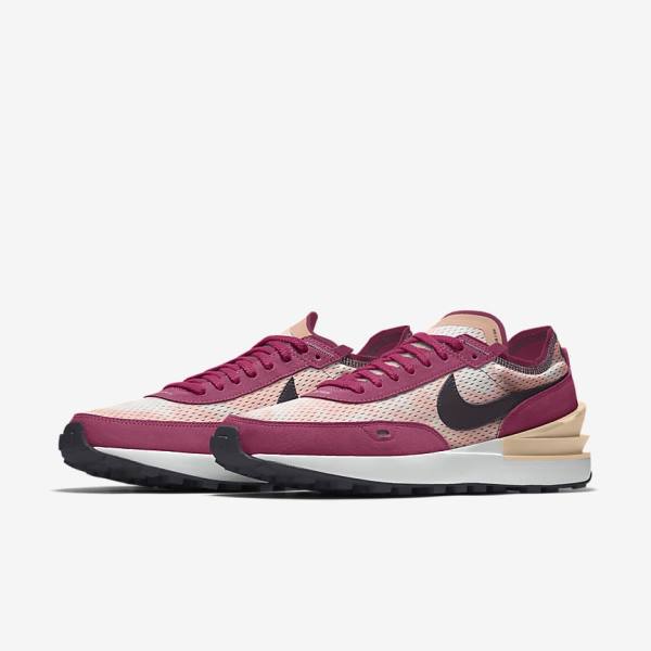 Women's Nike Waffle One By You Custom Trainers Multicolor | NK381KEP