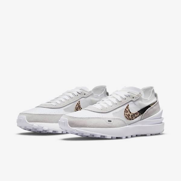 Women's Nike Waffle One SE Trainers White / Multicolor | NK826HZD