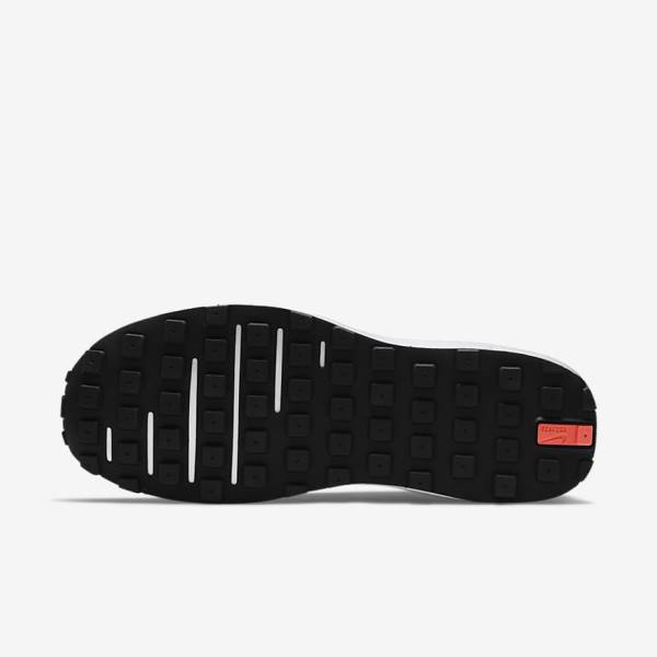 Women's Nike Waffle One Trainers Black / Orange / White | NK275OUN