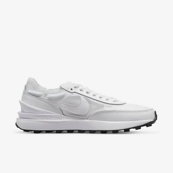 Women's Nike Waffle One Trainers White / Black / White | NK960SVB