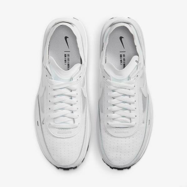 Women's Nike Waffle One Trainers White / Black / White | NK960SVB