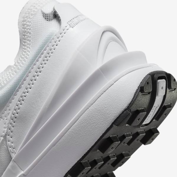 Women's Nike Waffle One Trainers White / Black / White | NK960SVB