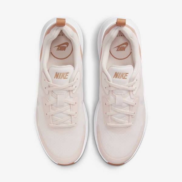 Women's Nike Wearallday Trainers Light Pink / Light Brown / White | NK651LFI