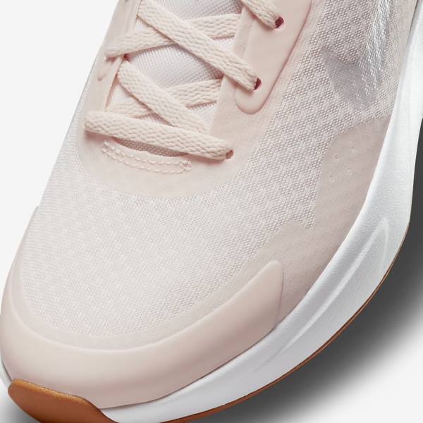 Women's Nike Wearallday Trainers Light Pink / Light Brown / White | NK651LFI