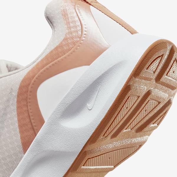 Women's Nike Wearallday Trainers Light Pink / Light Brown / White | NK651LFI