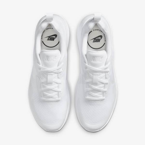 Women's Nike Wearallday Trainers White | NK618FBL