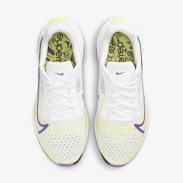 Women's Nike ZoomX SuperRep Surge Endurance Class Training Shoes White / Black / Light Lemon | NK256FRB