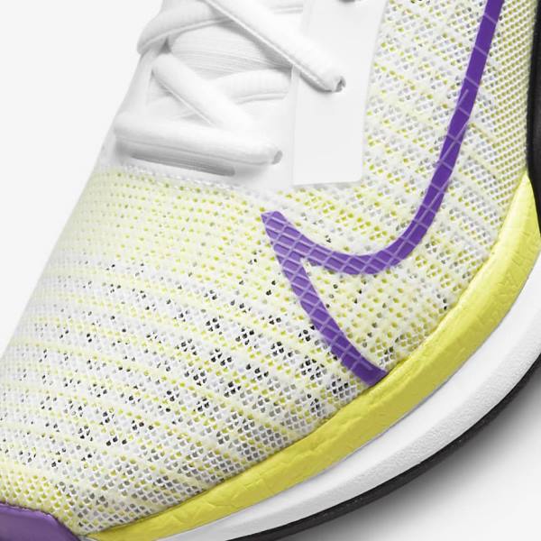 Women's Nike ZoomX SuperRep Surge Endurance Class Training Shoes White / Black / Light Lemon | NK256FRB