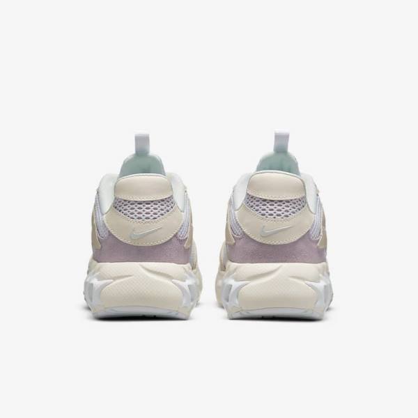 Women's Nike Zoom Air Fire Trainers White / Purple / White | NK349PNO