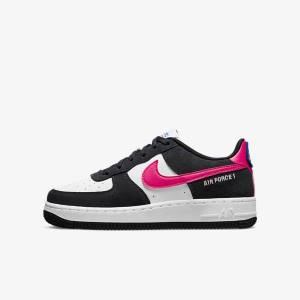 Kids' Nike Air Force 1 LV8 Older Trainers White / Pink | NK726TZV