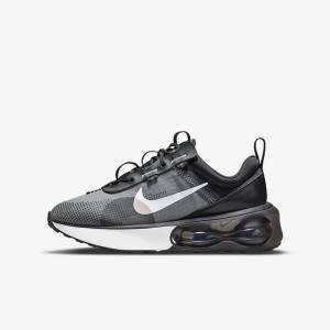 Kids' Nike Air Max 2021 Older Trainers Black / Grey / White | NK187RPJ