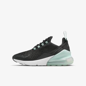 Kids' Nike Air Max 270 Older Trainers White / Mint / Black | NK704DFW