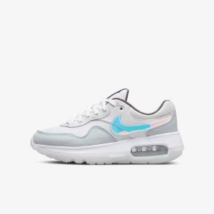 Kids' Nike Air Max Motif Older Trainers White / Blue Grey | NK318LQI