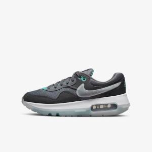 Kids' Nike Air Max Motif Older Trainers Grey / Turquoise / Dark Grey / Black | NK901EJK