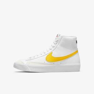 Kids' Nike Blazer Mid 77 Older Trainers White | NK278XHP