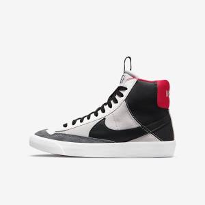 Kids' Nike Blazer Mid 77 SE Dance Older Trainers White / Red / Light Grey / Black | NK862YUO