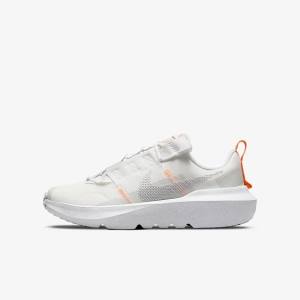 Kids' Nike Crater Impact Older Running Shoes White | NK537JUF