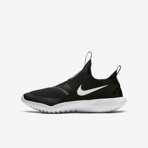 Kids' Nike Flex Runner Older Running Shoes Black / White | NK325BGJ