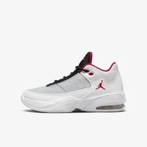 Kids' Nike Jordan Max Aura 3 Older Trainers White / Platinum / Black / Red | NK234RIE