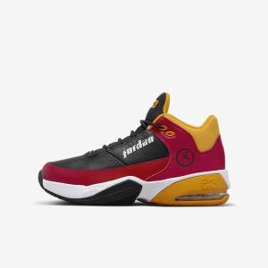 Kids' Nike Jordan Max Aura 3 SE Older Trainers Red / Gold / Black | NK425MFY