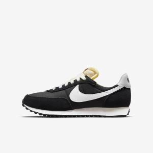 Kids' Nike Waffle Trainer 2 Older Trainers Black / Orange / White | NK830XDT