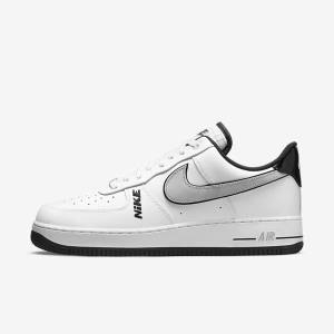 Men's Nike Air Force 1 07 LV8 Trainers White / Black / Grey / White | NK792ORB