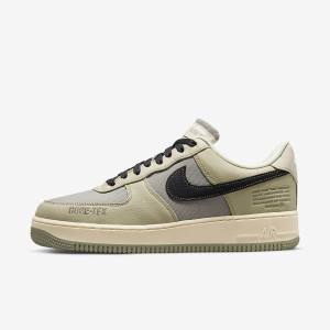 Men's Nike Air Force 1 GTX Trainers Khaki / White / Black | NK604NBI