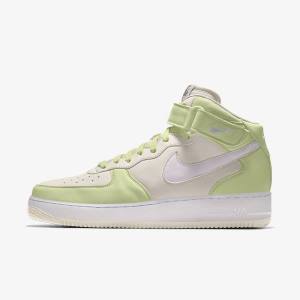 Men's Nike Air Force 1 Mid By You Custom Trainers Multicolor | NK821ETW