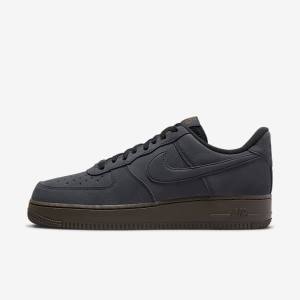 Men's Nike Air Force 1 Trainers White / Dark Chocolate | NK621LYT