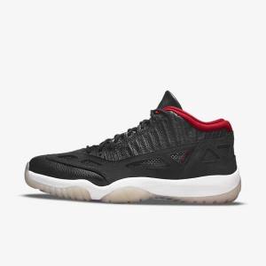 Men's Nike Air Jordan 11 Retro Low IE Trainers Black / Multicolor / Red | NK357SXV