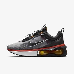 Men's Nike Air Max 2021 Trainers Black / Red / White | NK896LXE