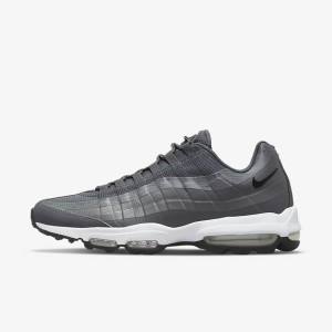 Men's Nike Air Max 95 UL Trainers Grey / White / Black | NK237JHE