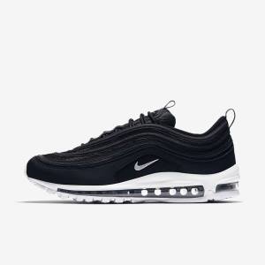 Men's Nike Air Max 97 Trainers Black / White | NK193KBT