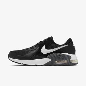 Men's Nike Air Max Excee Trainers Black / Dark Grey / White | NK809GKC