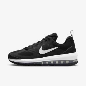 Men's Nike Air Max Genome Trainers Black / Dark Grey / White | NK364CSU