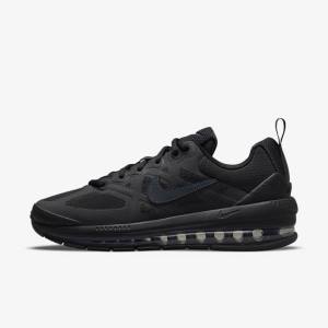 Men's Nike Air Max Genome Trainers Black / Dark Grey | NK523YXQ