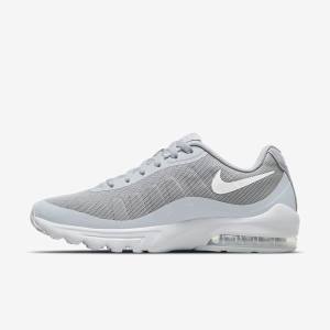 Men's Nike Air Max Invigor Trainers Grey / White | NK352ZPH