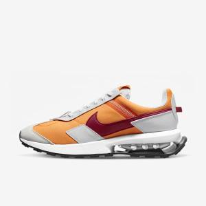 Men's Nike Air Max Pre-Day Trainers White / Burgundy | NK095SIU