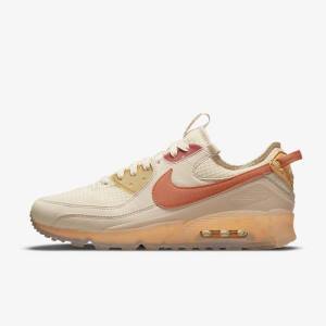 Men's Nike Air Max Terrascape 90 Trainers White / Orange / Pink / Yellow | NK160DCY