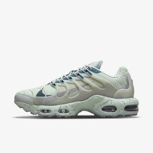 Men's Nike Air Max Terrascape Plus Trainers Grey / Dark Turquoise Green | NK623ZFY