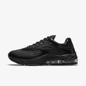 Men's Nike Air Tuned Max Trainers Black / Metal Silver / Black | NK368OZH