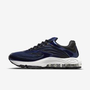 Men's Nike Air Tuned Max Trainers Blue / White / Black | NK706AVO