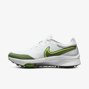 Men's Nike Air Zoom Infinity Tour NEXT% Golf Shoes White / Platinum | NK562VMJ