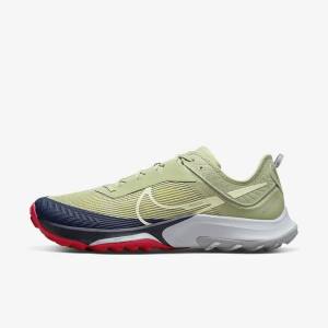 Men's Nike Air Zoom Terra Kiger 8 Trail Running Shoes Olive / Light Beige / Obsidian | NK618BKY