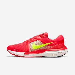 Men's Nike Air Zoom Vomero 16 Road Running Shoes Red / White | NK754UJS