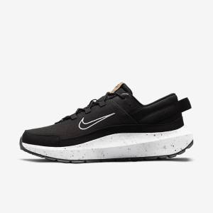 Men's Nike Crater Remixa Trainers Black / Dark Grey / White | NK170OIR