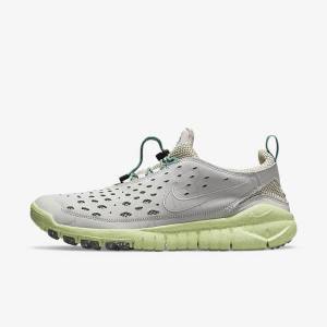 Men's Nike Free Run Trail Trainers Grey / Light Beige / Grey | NK630BFZ