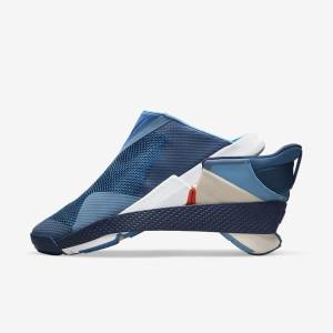 Men's Nike Go FlyEase Trainers Blue / White | NK978ICR